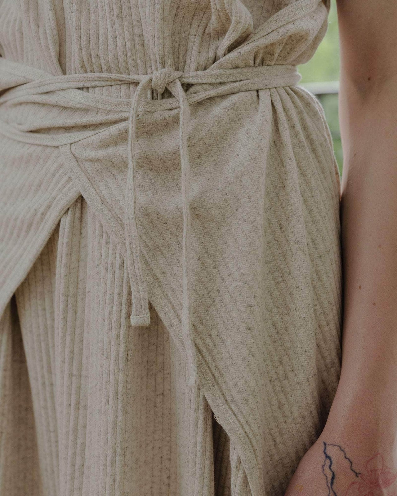 Shaw Sleeveless Dress in Undyed | organic-cotton | en | バセランジュ