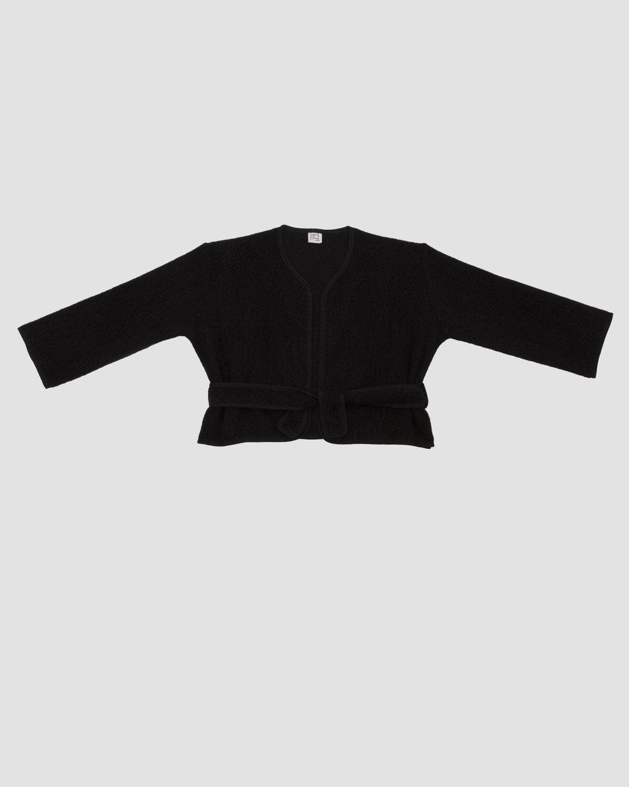 Capas Jacket in Black | merino-wool | en | バセランジュ