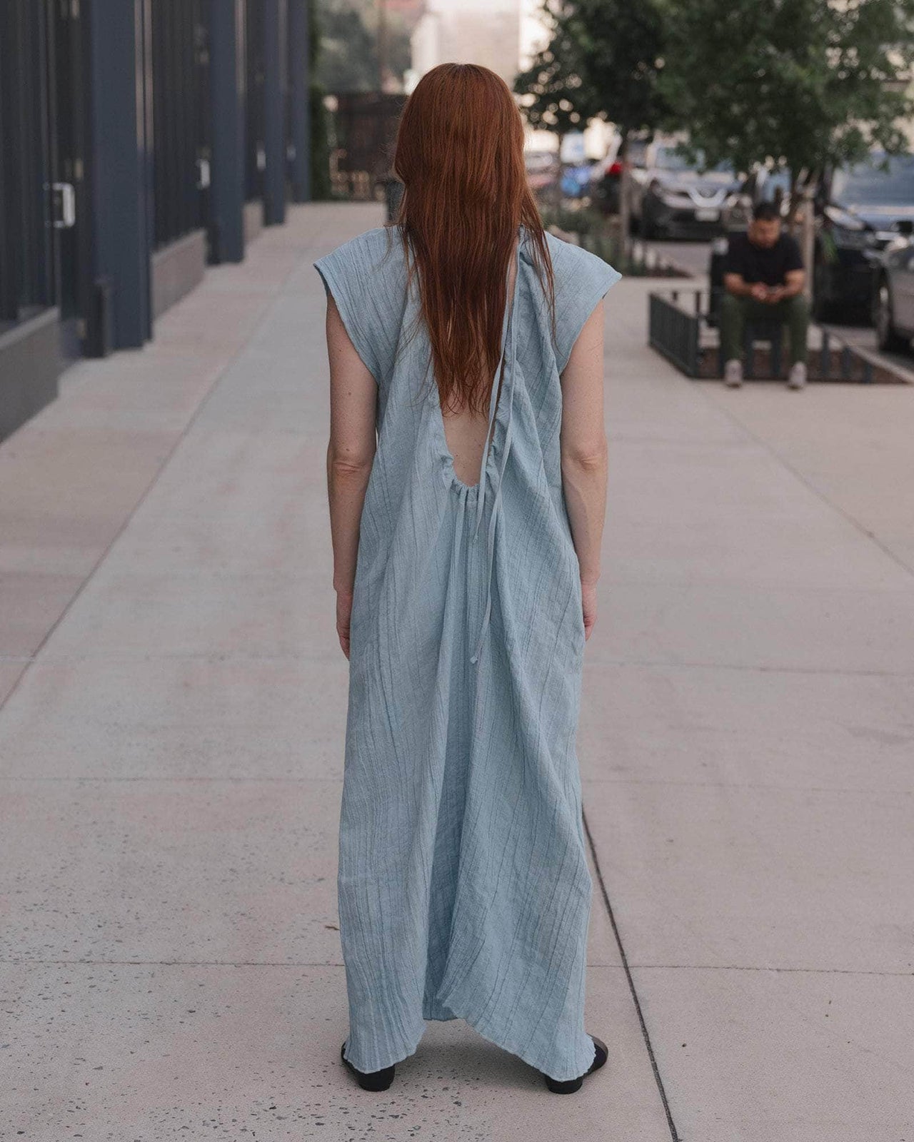 Max Dress in assortment | Crinkle linen | en | バセランジュ