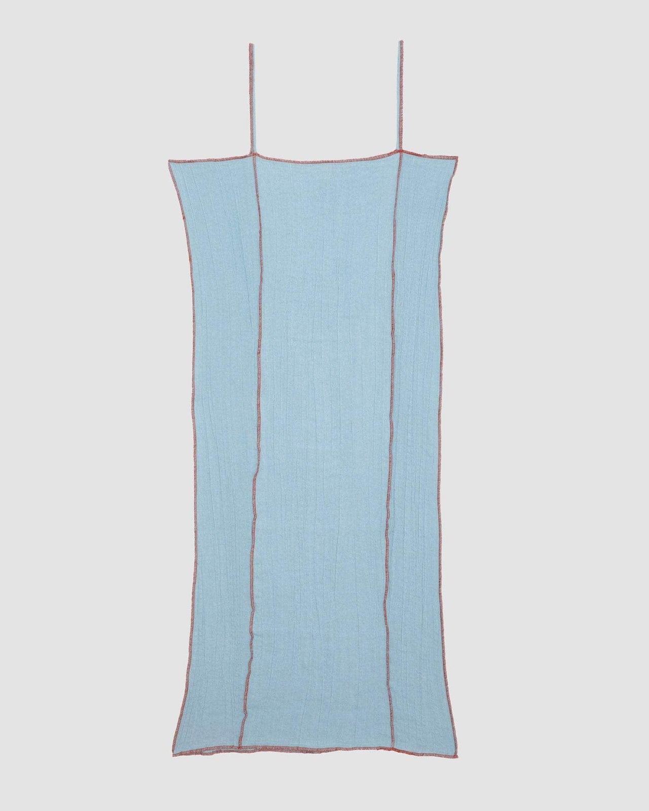 Shok Slip Dress in Wuxi blue | linen | en | バセランジュ